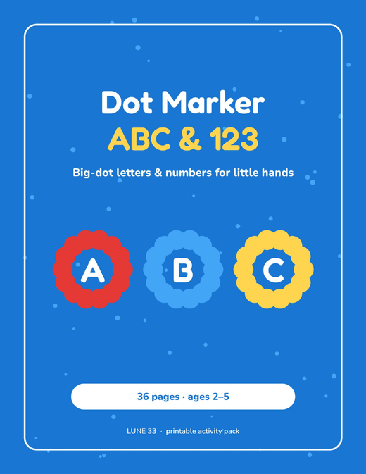 Dot Marker ABC &amp; 123 cover
